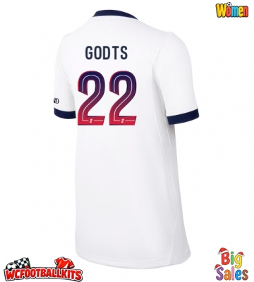 Paris Saint-Germain Mika Godts #22 Replica Away Stadium Shirt for Women 2026-27 Short Sleeve